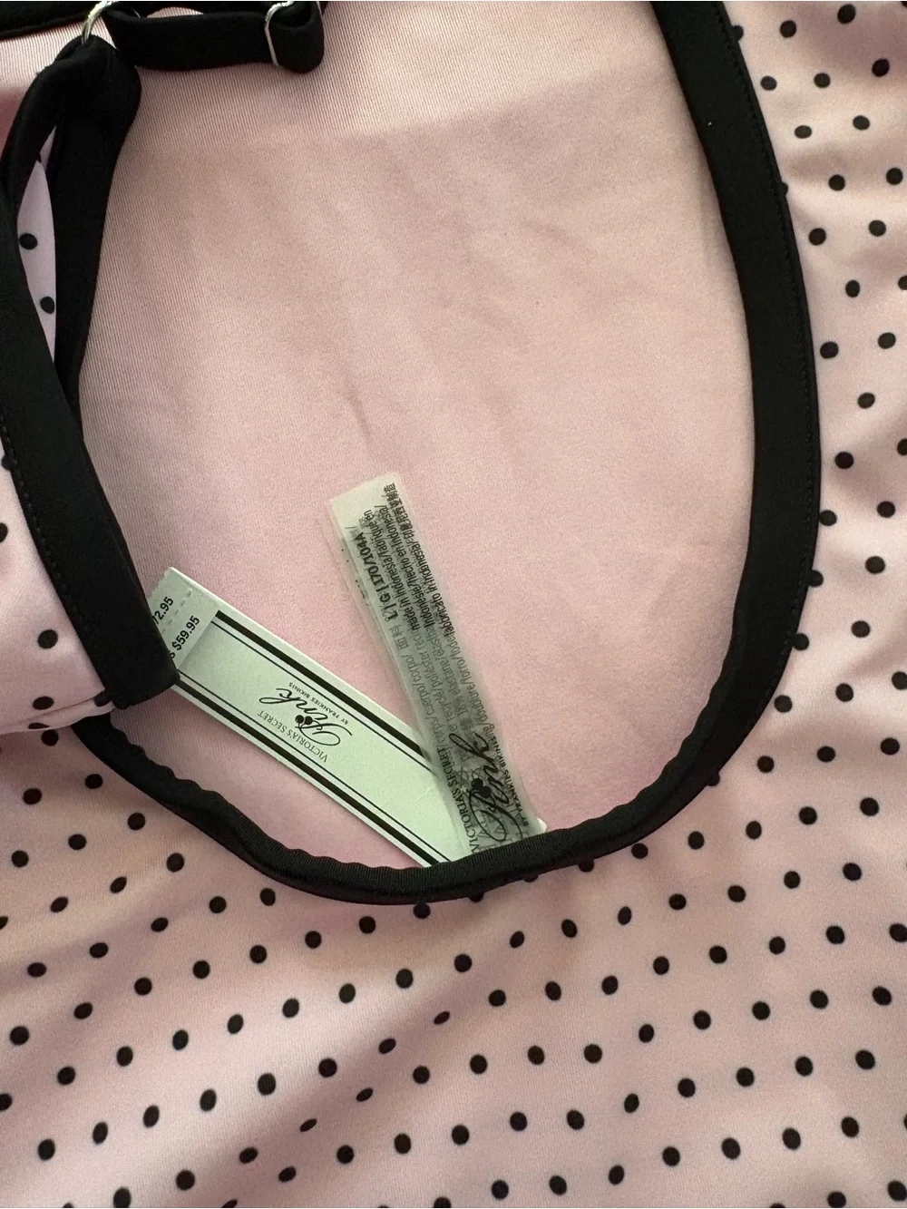 Frankie's Bikinis Pink Polka Dot One-Piece Swimsuit